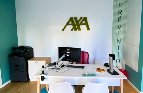 Bureau d'accueil AXA par Ateliers de Chevreuse