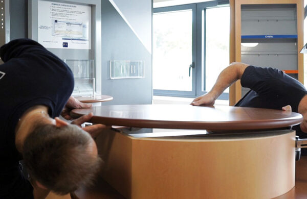 Installation de mobiliers