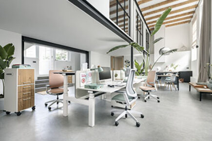 Espaces de travail mobiliers sur catalogue