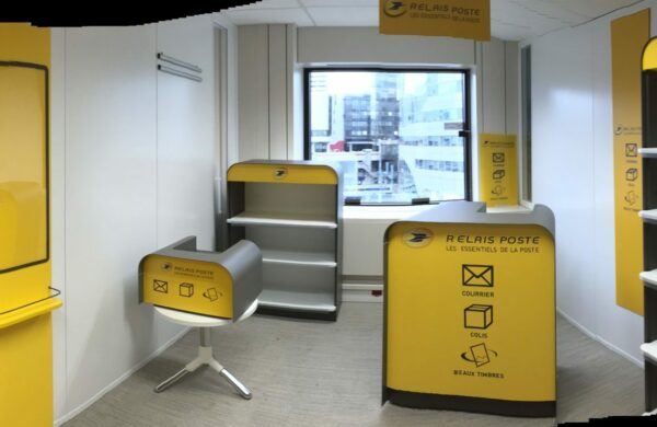 concept mobilier relais postaux La Poste
