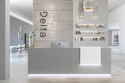 Espaces d'accueil mobiliers sur catalogue